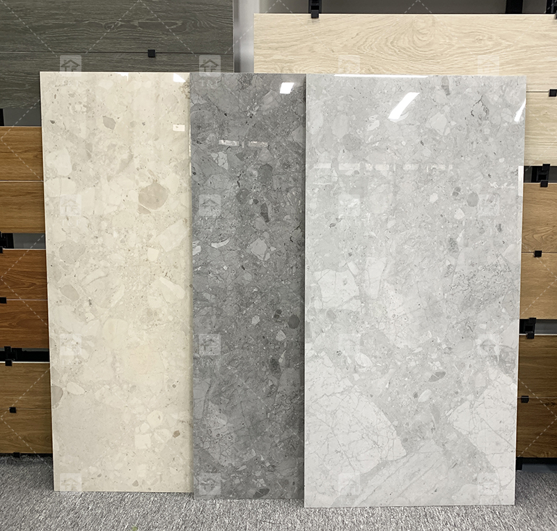 Hot 60x60 60x120 Gloss Marble Floor Tile Villa Hotel Indoor Tiles for Bathroom Living Room Floor