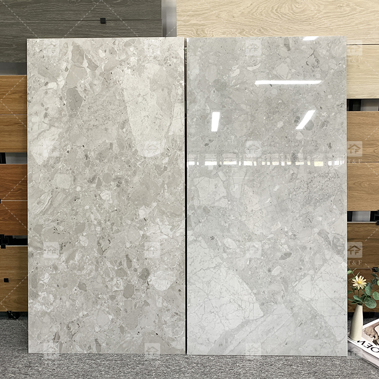 Hot 60x60 60x120 Gloss Marble Floor Tile Villa Hotel Indoor Tiles for Bathroom Living Room Floor