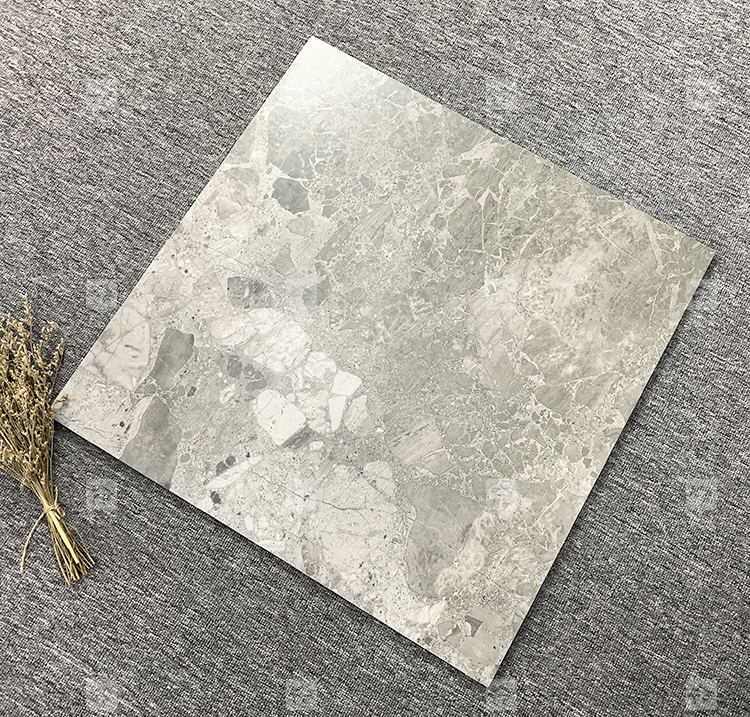 Modern Anti Slip 60x60 Cm Living Room Non-Slip Floor Tile Mall Grey Matte Floor Tile