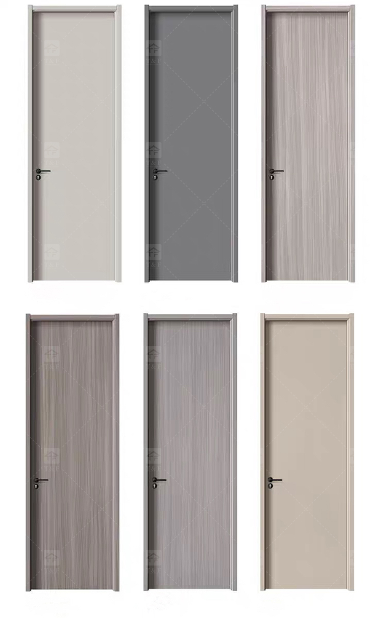Hot Sales Waterproof Room Wooden Doors for Bedrooms Wood Interior Doors for Houses