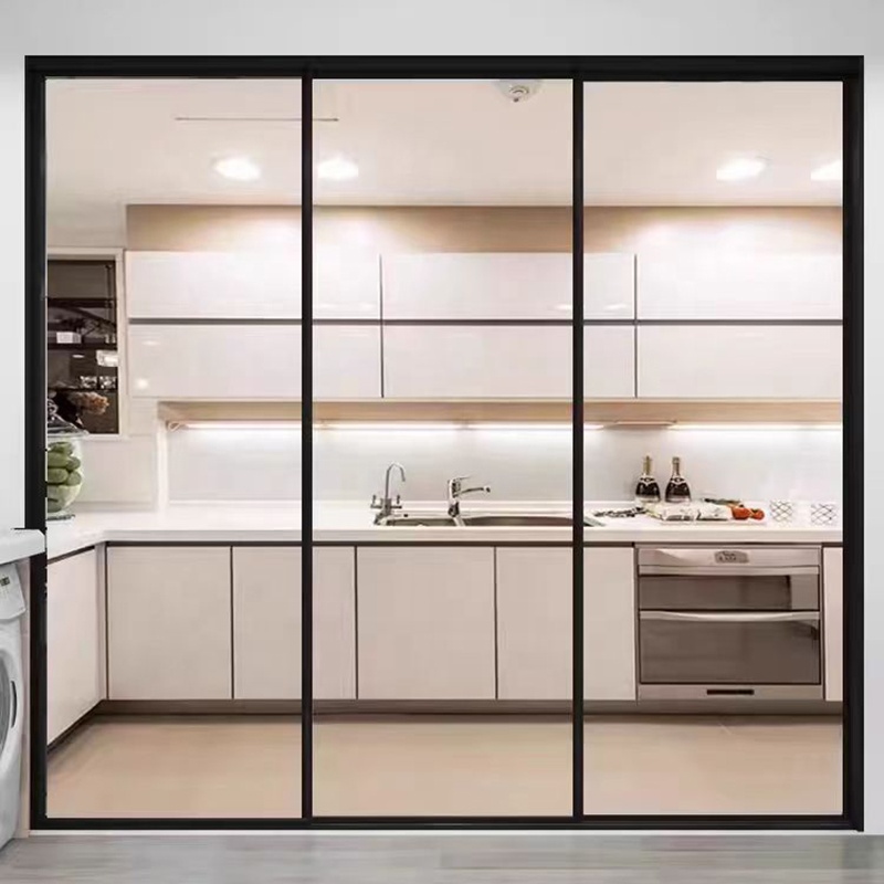 High Quality Aluminum Sliding Glass Door Porte Coulissante for Living Room Kitchen Bathroom Sliding Patio Doors