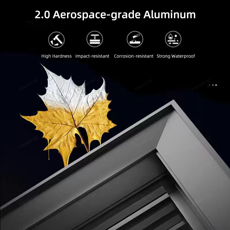 High Quality Aluminum Sliding Glass Door Porte Coulissante for Living Room Kitchen Bathroom Sliding Patio Doors