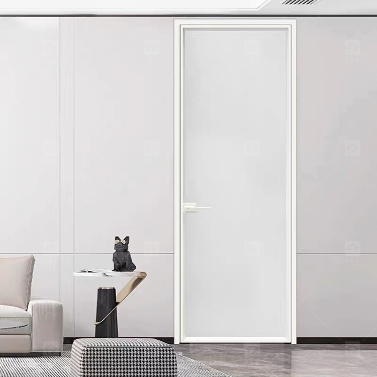 Hot Selling Luxury Simple Kitchen Toilet Polished Aluminum Bathroom Doors With Glass