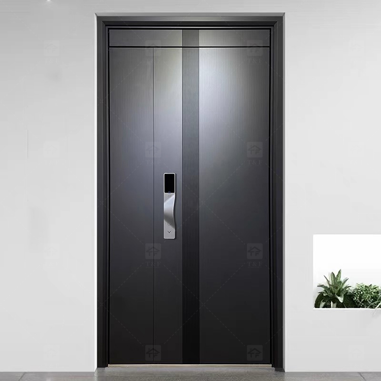 Modern Design Security Steel Entry Door Exterior Security Doors Homes Rntrance Villa Security Entrance Doors