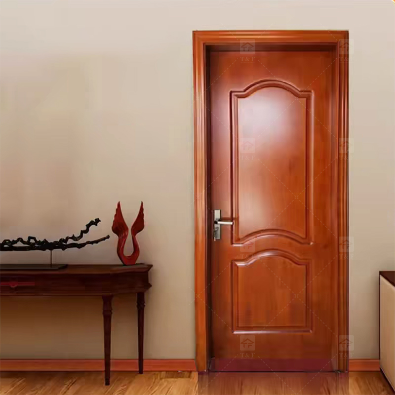 Wholesale High Quality Solid Wood Door for Apartments Door with Unique Style