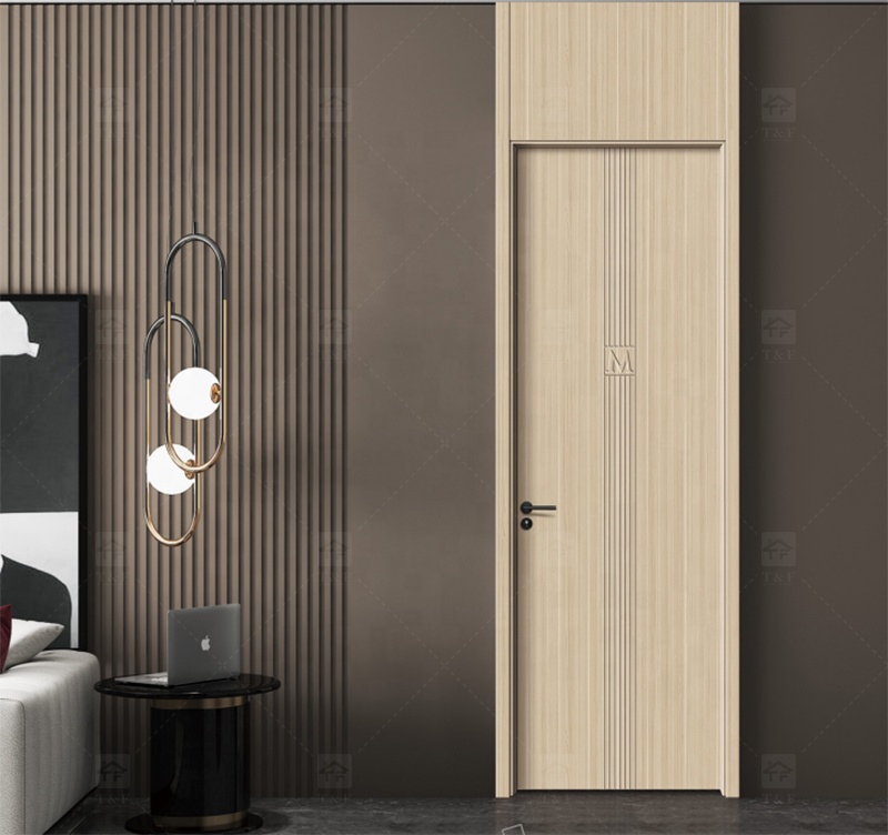 Factory Hot-Selling Solid Wooden Interior Sliding Door Best Wood Door for House Villa Room