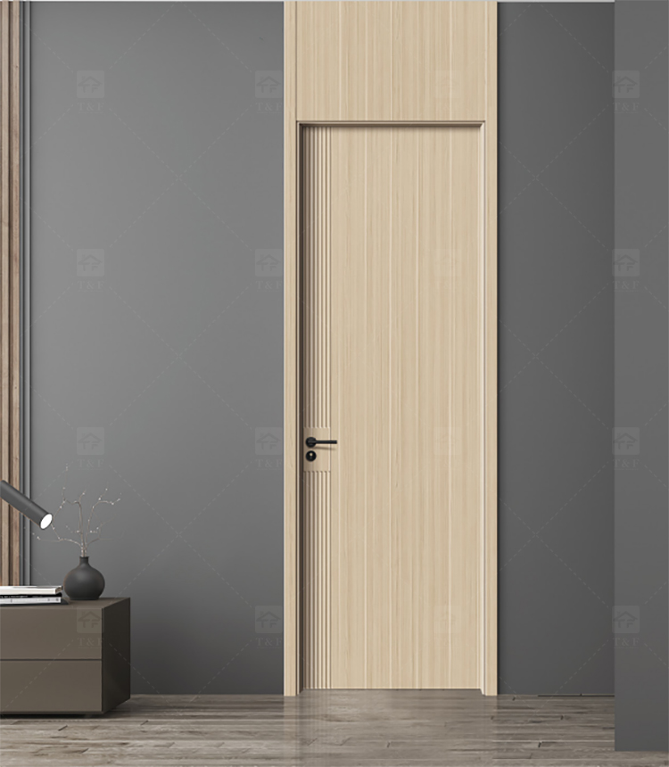 Factory Hot-Selling Solid Wooden Interior Sliding Door Best Wood Door for House Villa Room