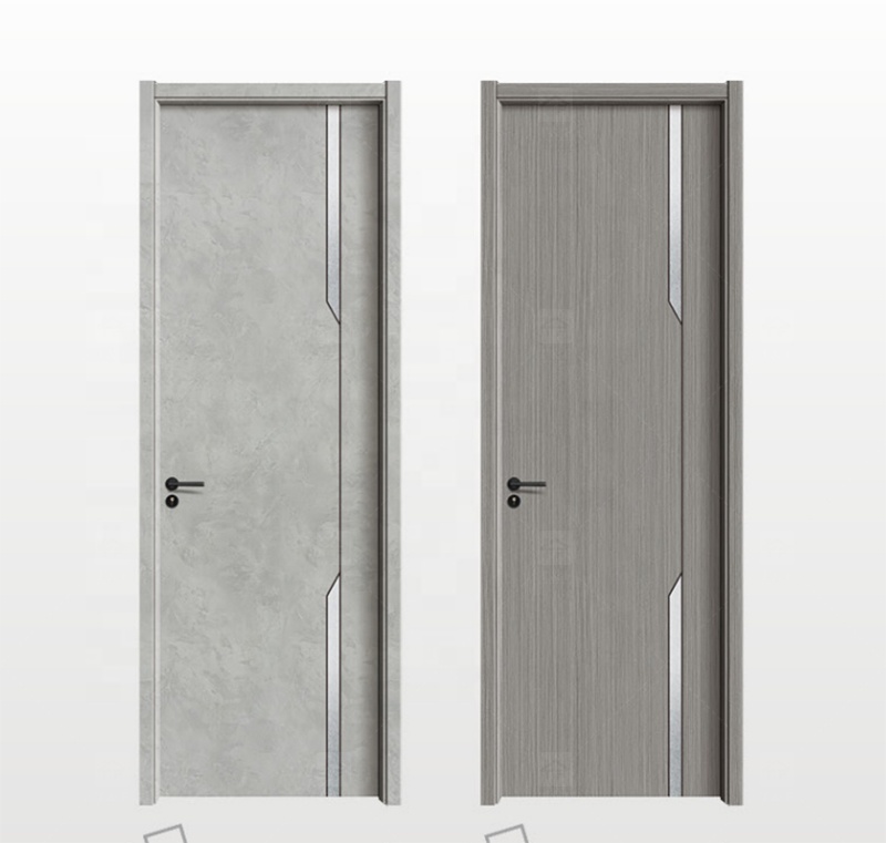 Ashion Solid Wood Door Modern Latest Design Door Formaldehyde Free Interior Modern Bedroom Doors for Houses