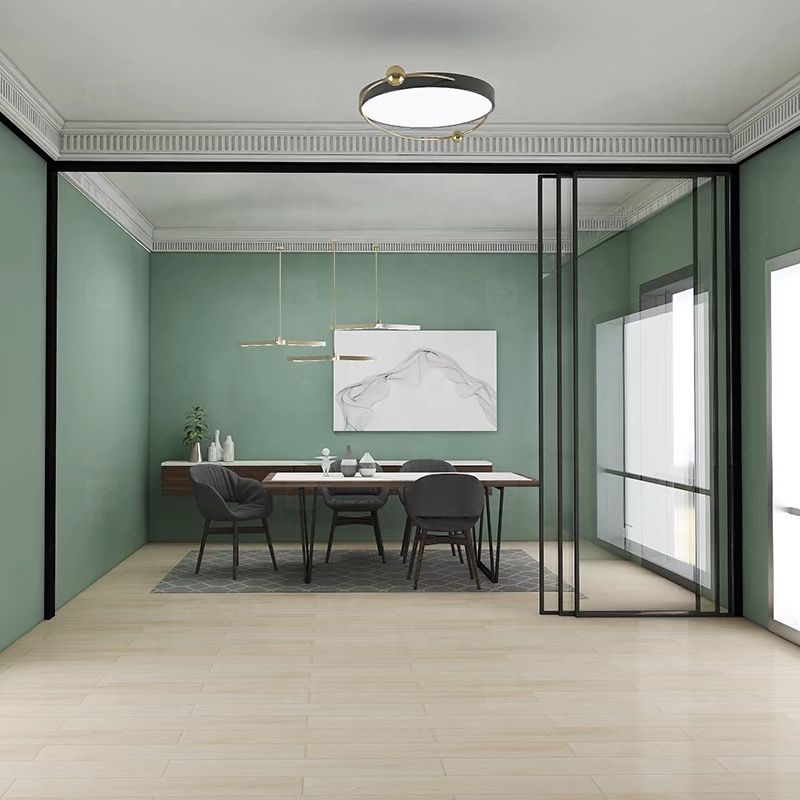 New Design Living Room Porte Coulissante Glass Sliding Doors Soundproof Interior Sliding Door