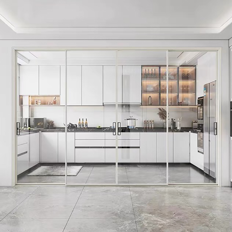 New Design Living Room Porte Coulissante Glass Sliding Doors Soundproof Interior Sliding Door