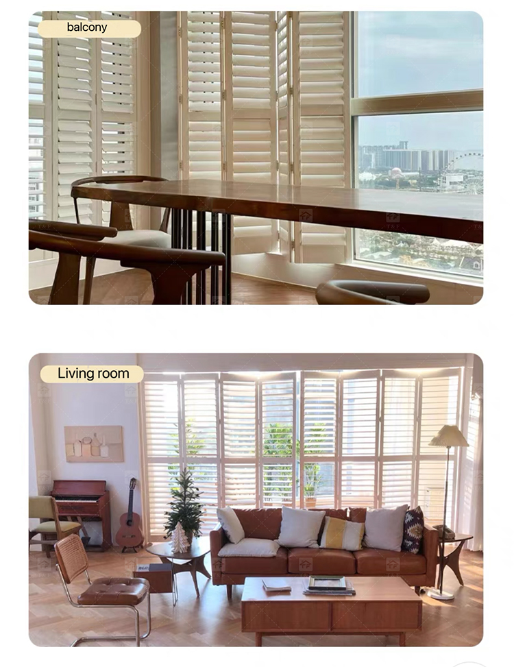 European Style Solid Wood Window Aluminum Louver Exterior Decorative Louvers Window Open for House Application