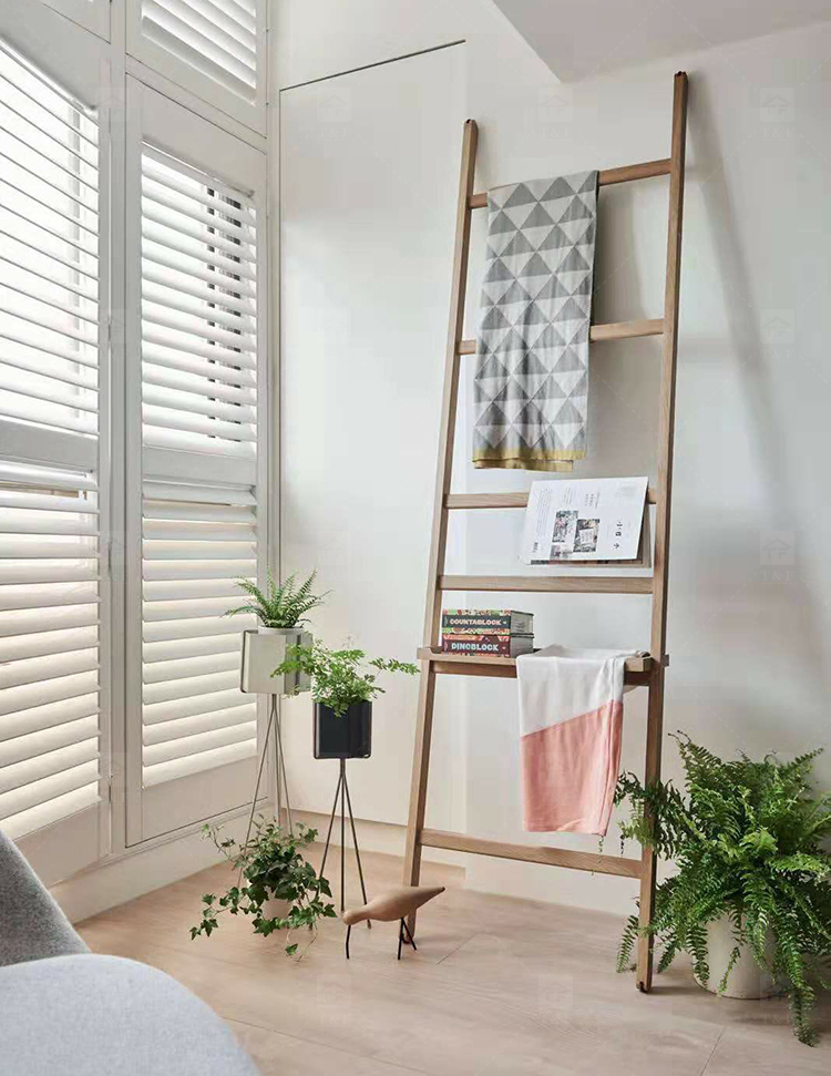 European Style Solid Wood Window Aluminum Louver Exterior Decorative Louvers Window Open for House Application