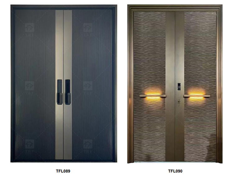 Wholesale Best Modern Design Luxury Interior and Exterior Security Doors Waterproof Hot Sale House Exterior Steel Door