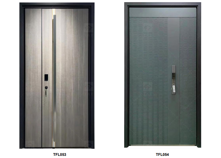 Wholesale Best Modern Design Luxury Interior and Exterior Security Doors Waterproof Hot Sale House Exterior Steel Door