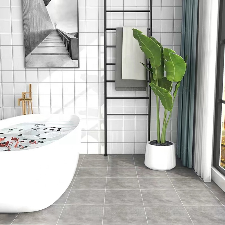 300x600 Cement Style Gray Anti-slip Matte Glazed Porcelain Tile for Kitchen and Bathroom Wall Tiles