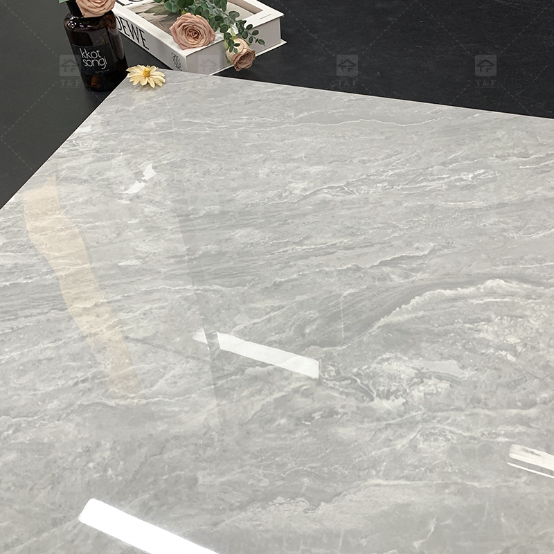Foshan 60x60 Porcelain Floor Carrelage Light Gray Carreaux Sol Marble Tiles for Bathroom Floor and Wall Tiles