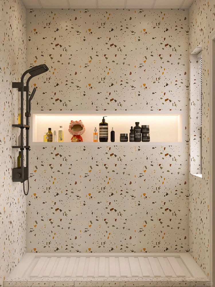 30x60 40x80 Terrazzo Tiles Ceramics for Bathroom and Toilet 12x24 Polished Glazed Kitchen Bathroom Shower Tile Wall and Floor
