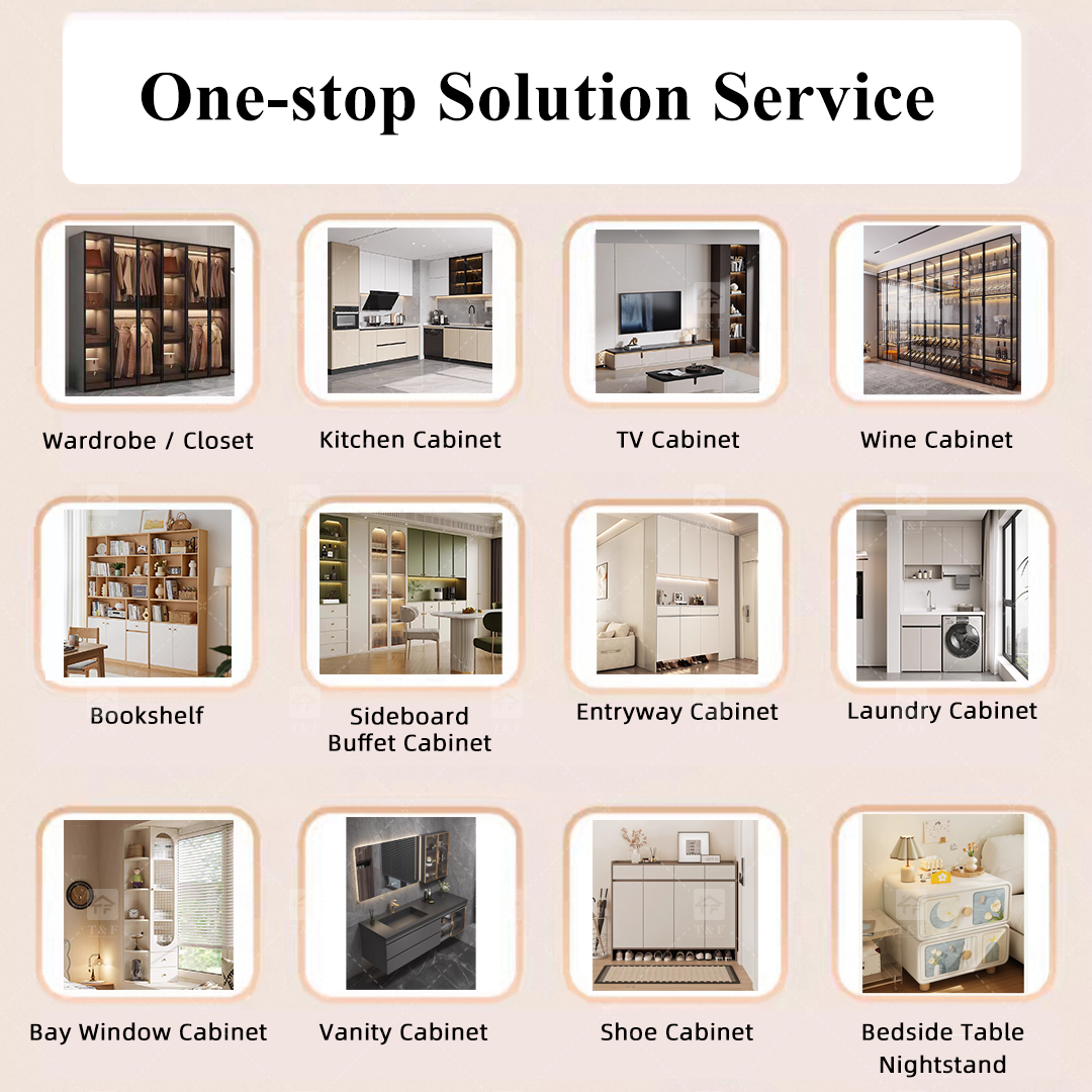 Custom Solid Wood Sliding Door Closet Design Wooden Home Bedroom Furniture Cabinets Clothing Wardrobe
