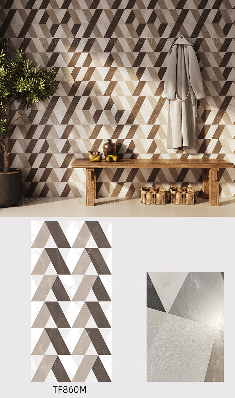 Large Formate 1200 X 600 Mosaic Patterned Porcelain Tile for Hotel Living Room Background Careaux Stone Tiles