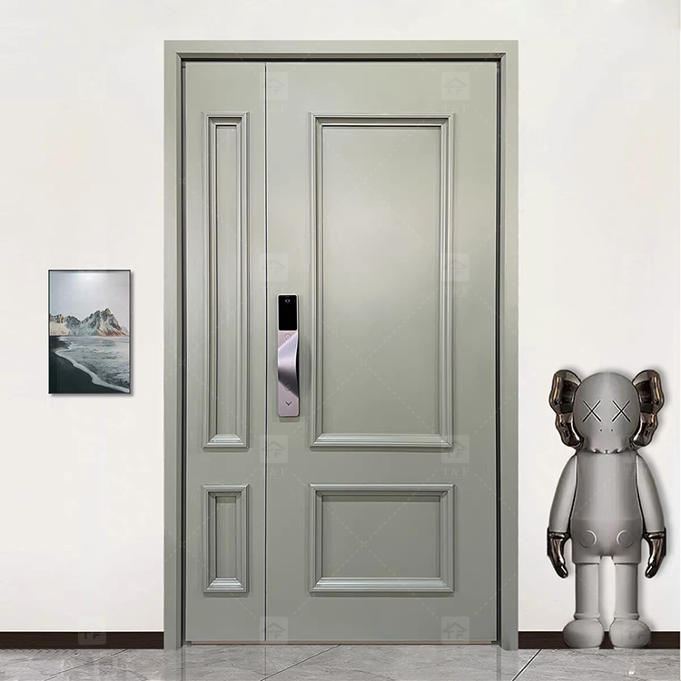 Modern Luxury Aluminum Sliding Entrance Doors Secure Villa Security Entrance Door