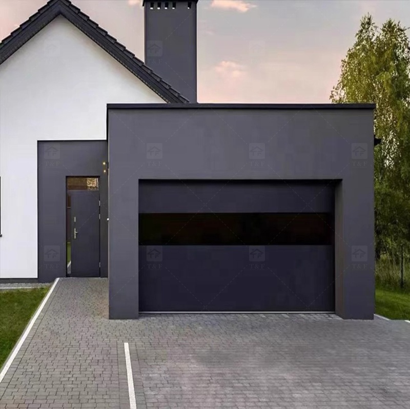 High Quality Modern Insulated Garage Door for Custom Villa & Residential Homes Customizable for Exterior Application