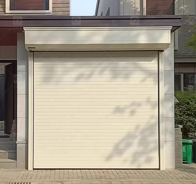 Modern Anti-Theft Automatic Aluminum Alloy Garage Door for Homes Exterior Finished Surface Waterproof Feature