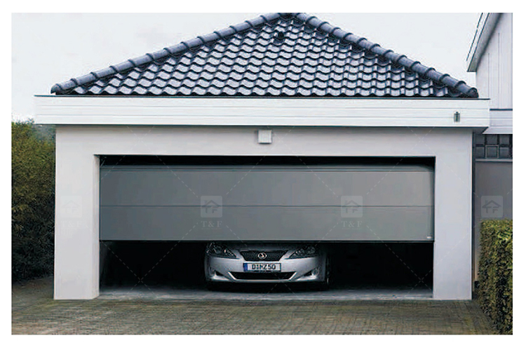 Modern Anti-Theft Automatic Aluminum Alloy Garage Door for Homes Exterior Finished Surface Waterproof Feature