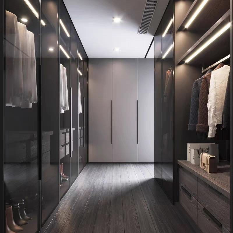Luxury Modern Bedroom Wall Clothes Cupboard Furniture Walk in Wardrobe Cabinet Closet