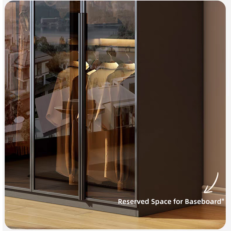 Luxury Modern Bedroom Wall Clothes Cupboard Furniture Walk in Wardrobe Cabinet Closet