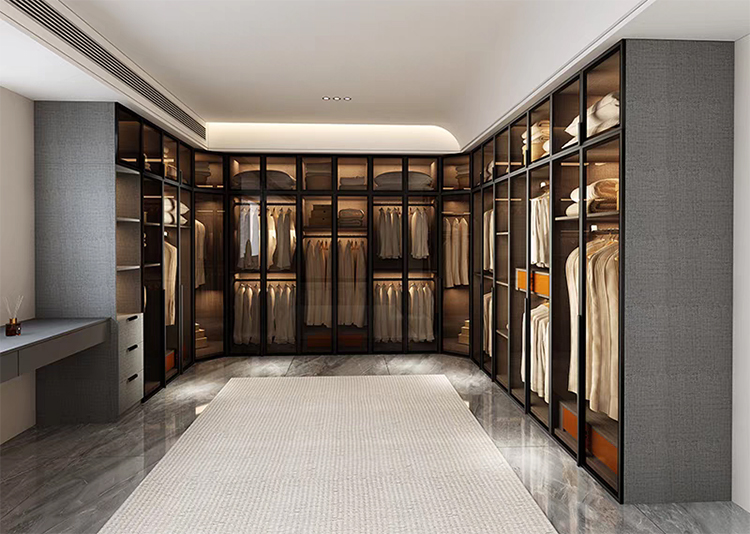 Luxury Modern Bedroom Wall Clothes Cupboard Furniture Walk in Wardrobe Cabinet Closet