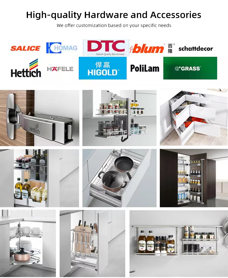 Hot New Modern Style Ready-to-Assemble Kitchen Cabinet Elegant Wardrobe for Kitchen Storage