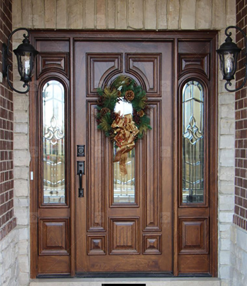 Modern Style High Quality Steel Door Cast Aluminum and Wrought Iron with Waterproof Finished Surface for Villa Application