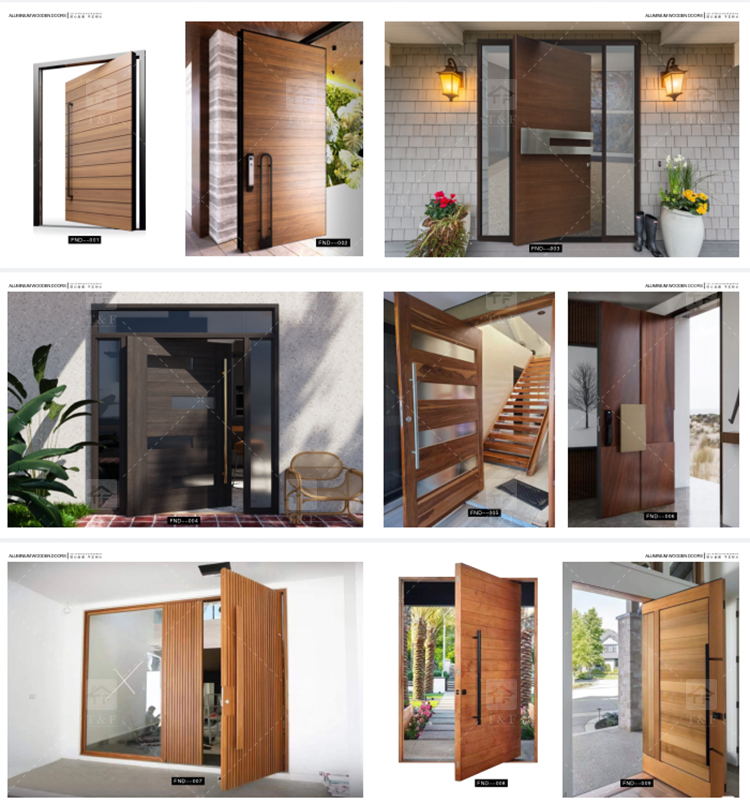 Modern Style High Quality Steel Door Cast Aluminum and Wrought Iron with Waterproof Finished Surface for Villa Application