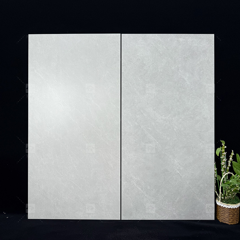 600x1200mm Semi Polished Matte Lappato Gray Porcelain Floor Tiles for Living Room Bathroom Interior