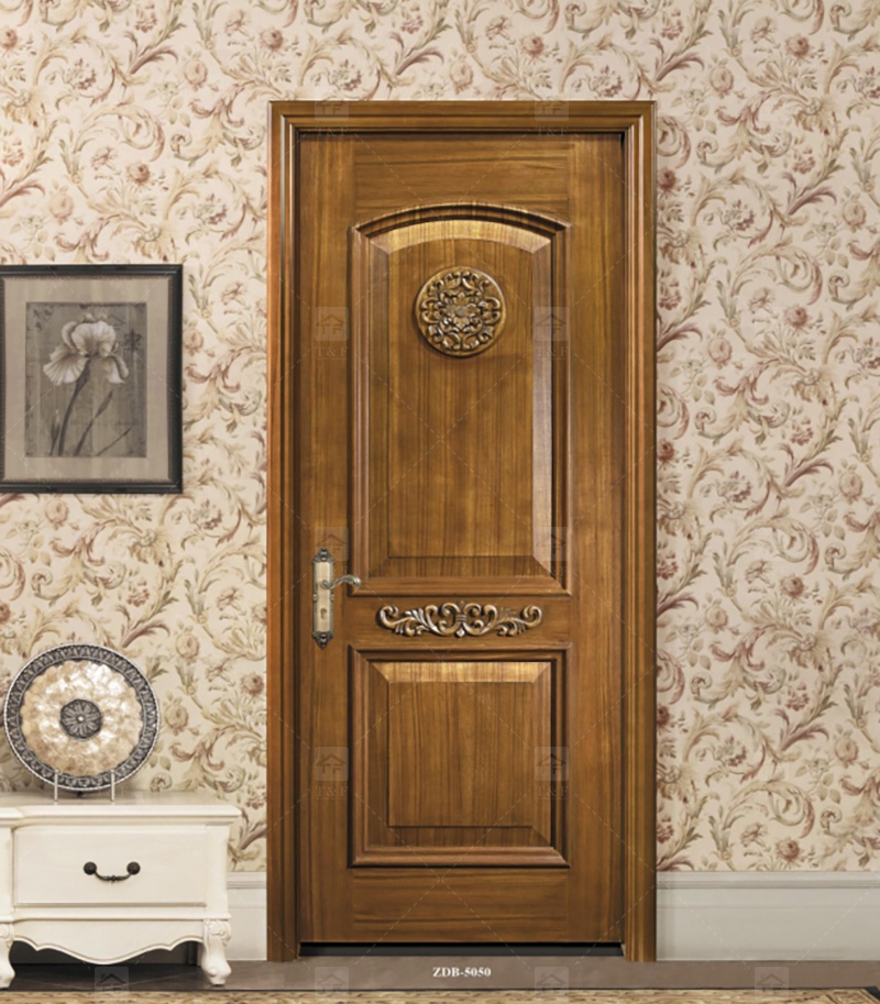 2025 Luxury High Quality Teak Wood Carving Top Head Door Post for Interior Front Door Designs for House Villa Bedroom