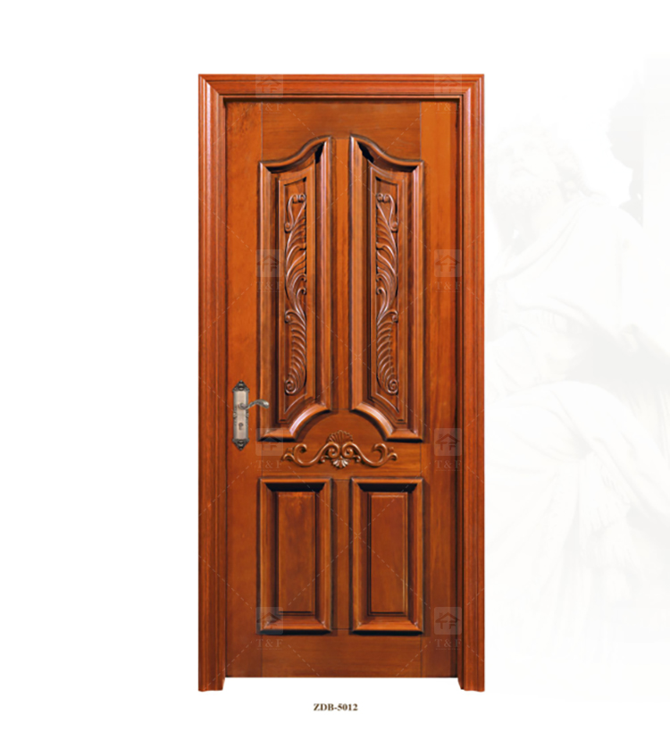 2025 Luxury High Quality Teak Wood Carving Top Head Door Post for Interior Front Door Designs for House Villa Bedroom