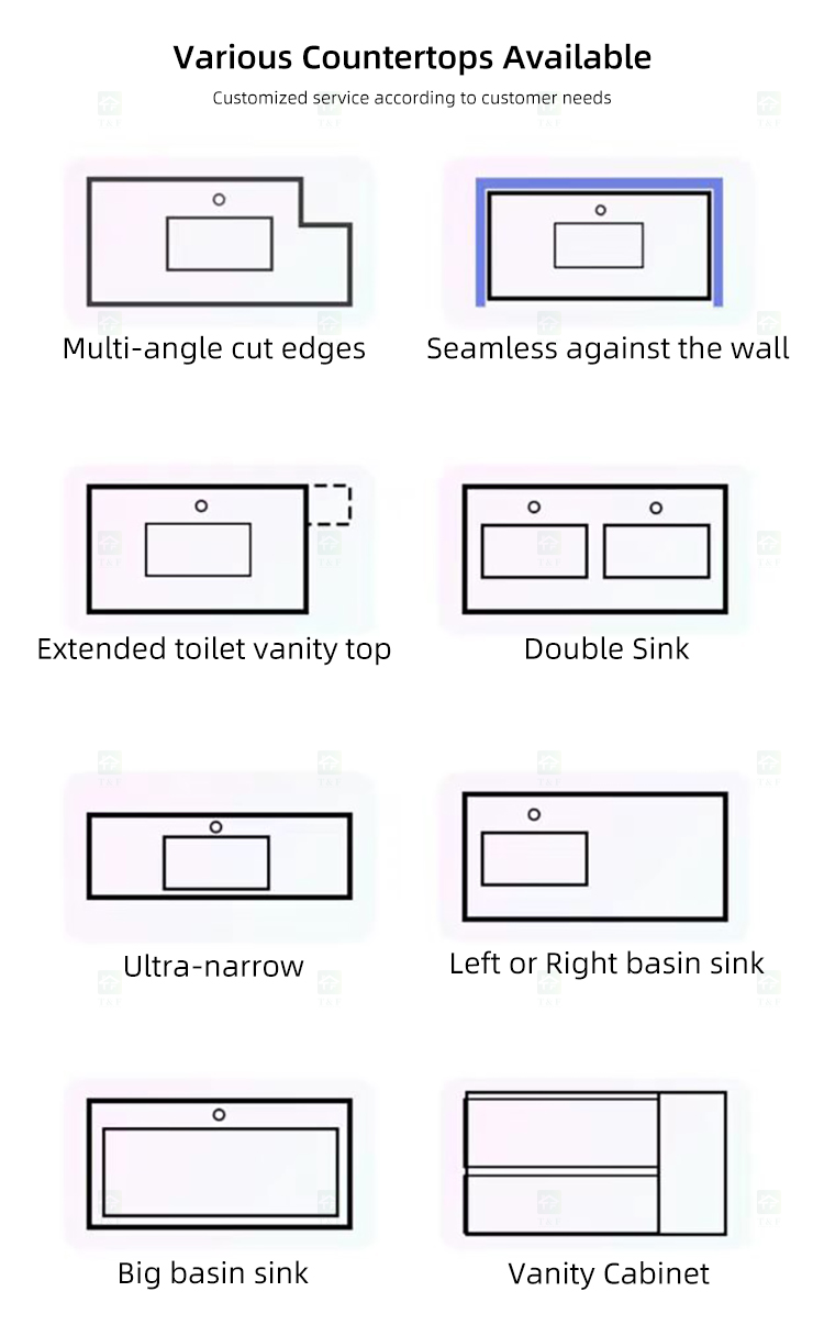 Custom Modern Luxury Hotel Floating Wood Bathroom Vanity Cabinet with Sintered Stone Top and Smart LED Mirror