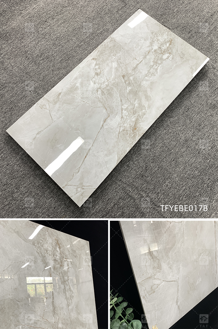 Glossy Polished Glazed Marble Porcelain 60x120 Interior Bathroom Wall Floor Tile for Living Room