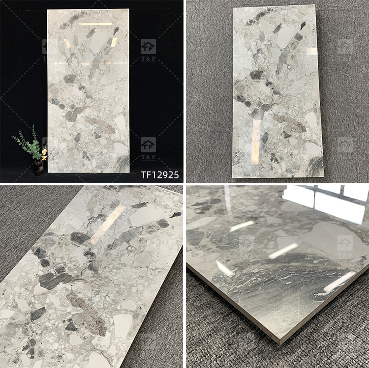 Glossy Polished Glazed Marble Porcelain 60x120 Interior Bathroom Wall Floor Tile for Living Room