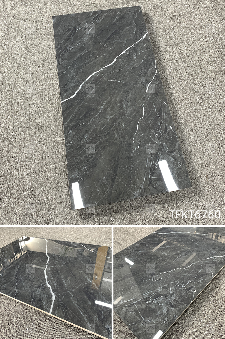 Glossy Polished Glazed Marble Porcelain 60x120 Interior Bathroom Wall Floor Tile for Living Room