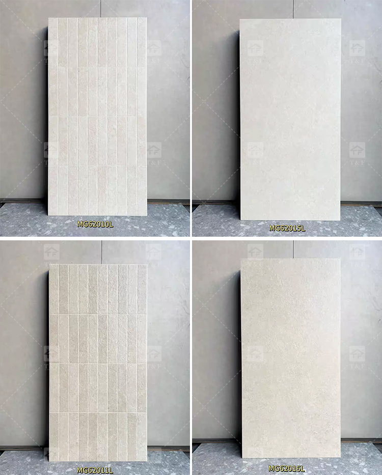 600*1200mm Vintage Limestone Matte Porcelain Flooring Ceramic Wall Tiles Carreaux 120x60 for Bathroom and Toilet