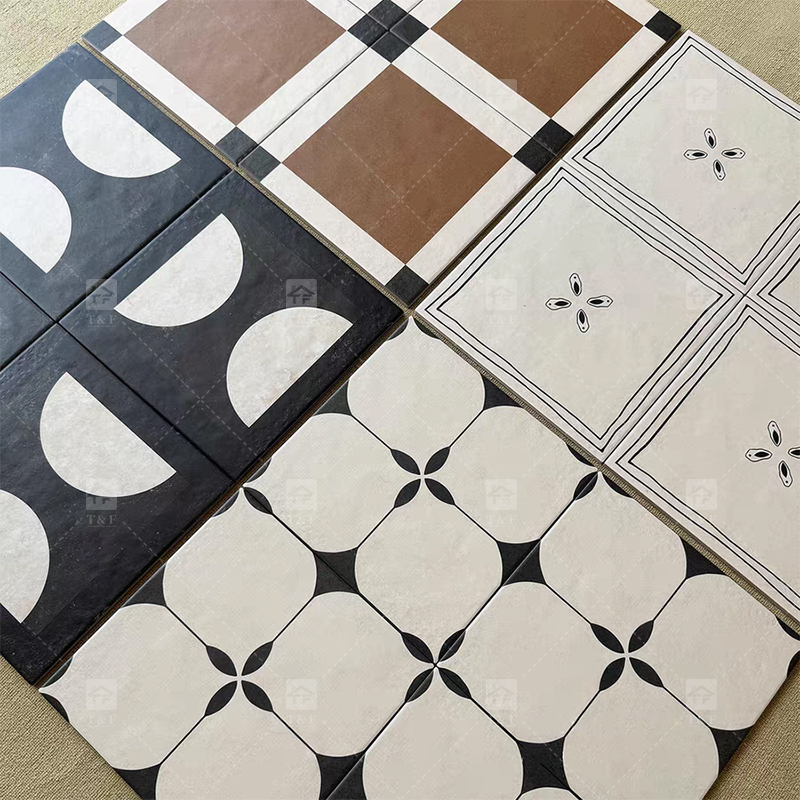 200x200 Decorative Pattern Full Porcelain Tiles for Bathroom and Toilet 20x20 Shower Tile and Living Room Floor Wall