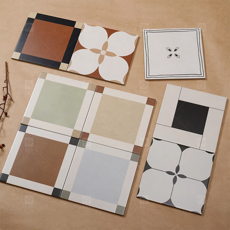200x200 Decorative Pattern Full Porcelain Tiles for Bathroom and Toilet 20x20 Shower Tile and Living Room Floor Wall