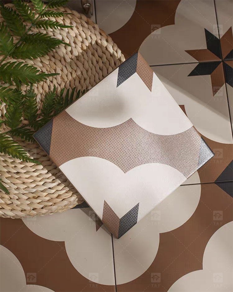 200x200 Decorative Pattern Full Porcelain Tiles for Bathroom and Toilet 20x20 Shower Tile and Living Room Floor Wall