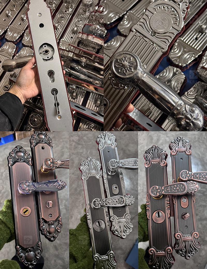 Modern Nordic Minimalist Villa School Interior Door Lock Zinc Alloy Silent Lever Lock Multi-color Easy Installation Home Door