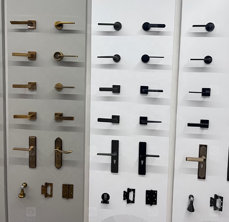 Modern Nordic Minimalist Villa School Interior Door Lock Zinc Alloy Silent Lever Lock Multi-color Easy Installation Home Door