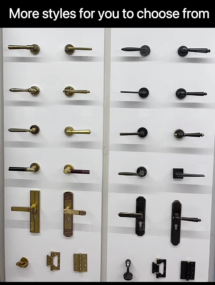 Modern Nordic Minimalist Villa School Interior Door Lock Zinc Alloy Silent Lever Lock Multi-color Easy Installation Home Door