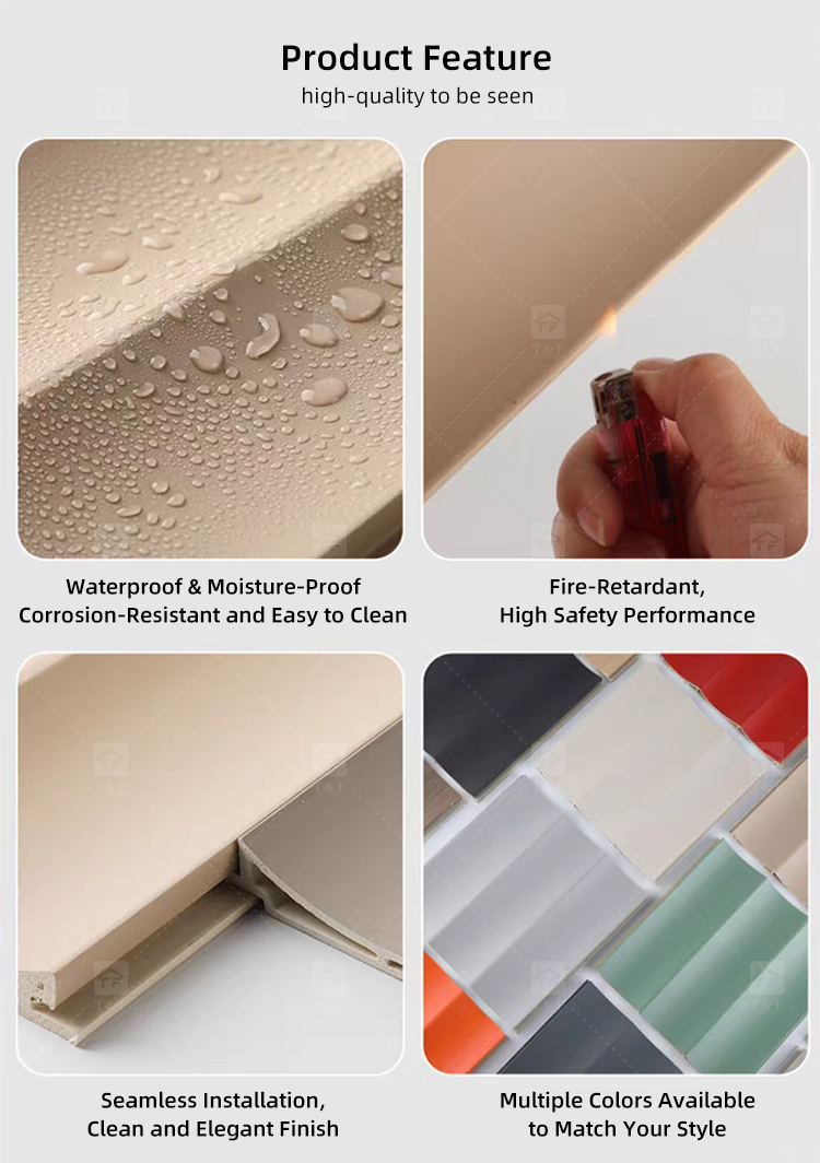 Waterproof Fire Resistant WPC Bamboo Composite 3D Fluted Panneau Mural Wall Cladding Panel for Interior Decorative