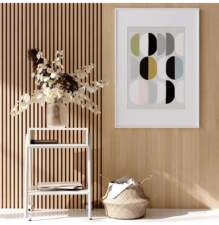 Eco-Friendly Wood Slotted Acoustic Panel Grooved Wooden Ceramic Aluminum Flame Retardant Sound Absorbing Wall Panels
