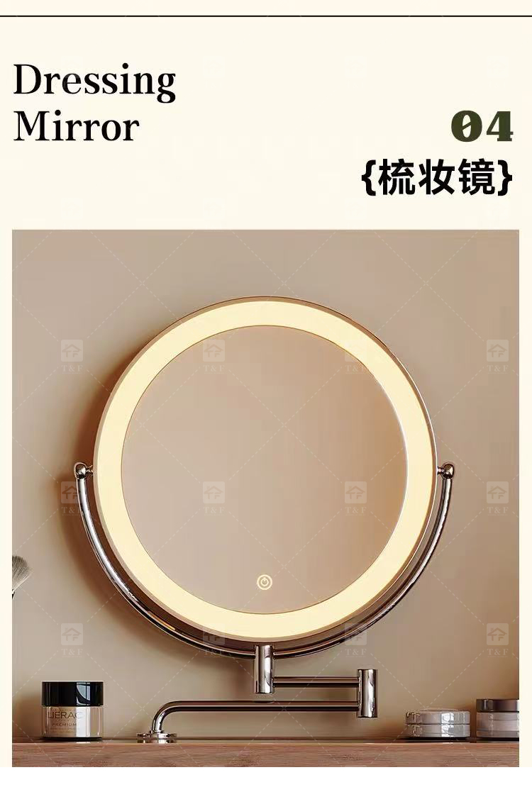 Modern Space-Saving Wood Furniture for Small Bedrooms Bathrooms & Living Rooms Compact Functional Standing Mirror Design